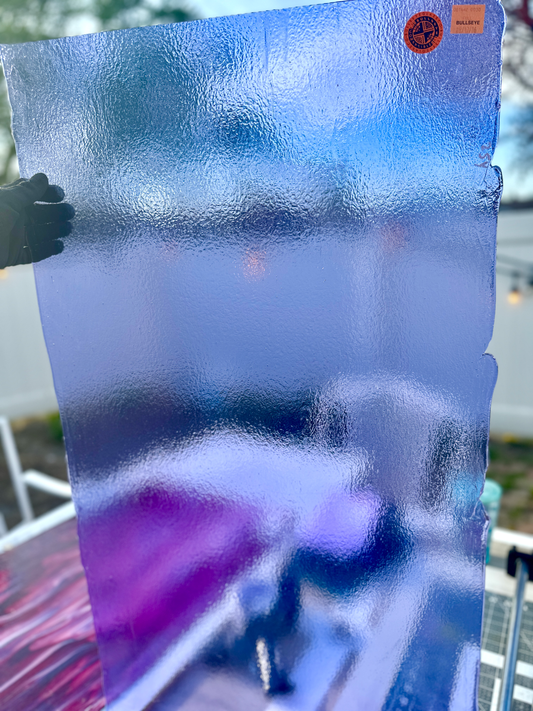 Bullseye Glass - 1442 - Neo Lavender Transparent - 90coe - 3mm