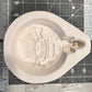 LF249 Round Snowman Flakes Ornament by Creative Paradise Inc Fusible Ceramic Molds