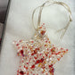 Solid Star Frosted Fused Glass Ornament