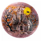 DT46 Haunted House Texture Mold - 12x12in Creative Paradise Inc Ceramic Glass Mold