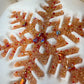 Frosted Glass Dichroic Snowflakes