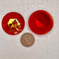 40mm Jewel- Round Faceted Trichroic Irid - In Stock to Quickly Ship