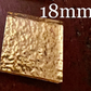 24K Gilded Gold Leaf Glass Square Tile / Stained Glass and Mosaic Jewel