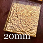 24K Gilded Gold Leaf Glass Square Tile / Stained Glass and Mosaic Jewel