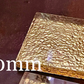 24K Gilded Gold Leaf Glass Square Tile / Stained Glass and Mosaic Jewel