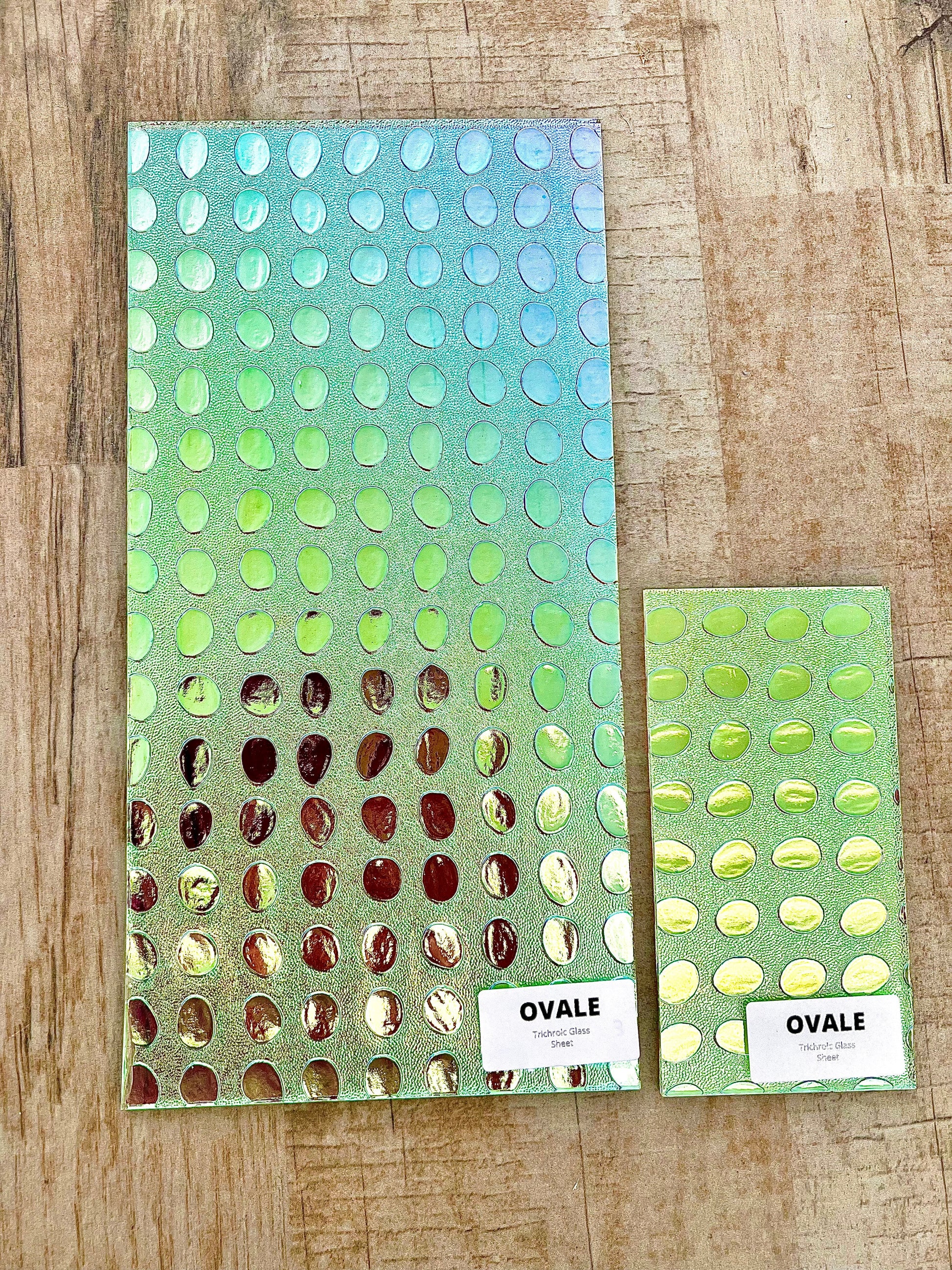 Trichroic Glass Sheets - Ovale – The Sprouted Plate
