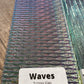 Trichroic Glass Sheets - Waves