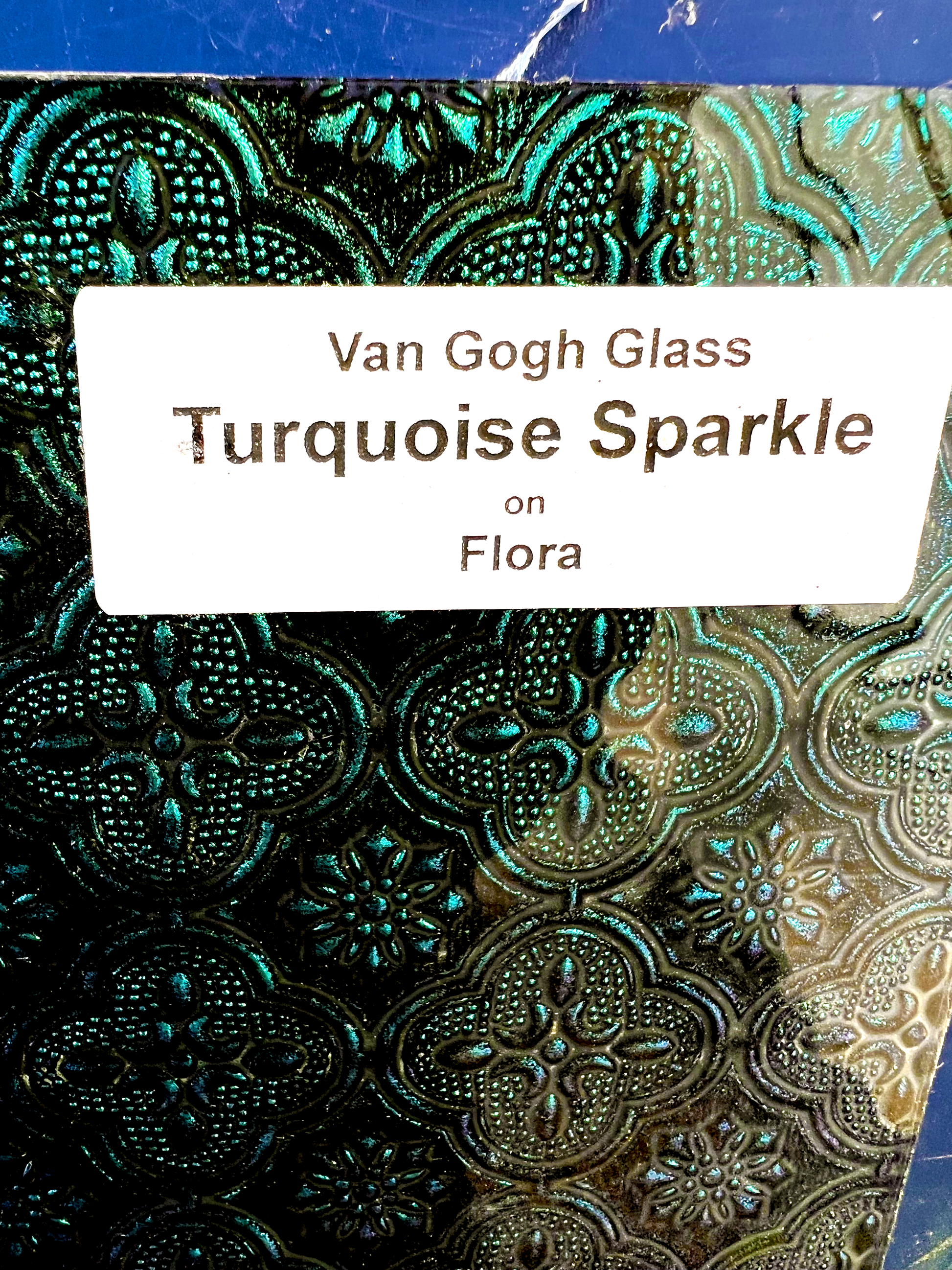 Van Gogh Glass VG350 12x12 Blue Violet sheet BIN OS 211