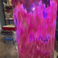 Bullseye Glass - 2311 - Cranberry Pink Trans & White Opal Streaky 90coe