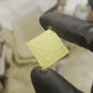 24K Gilded Gold Leaf Glass Square Tile / Stained Glass and Mosaic Jewel
