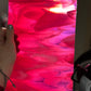 Bullseye Glass - 2311 - Cranberry Pink Trans & White Opal Streaky 90coe